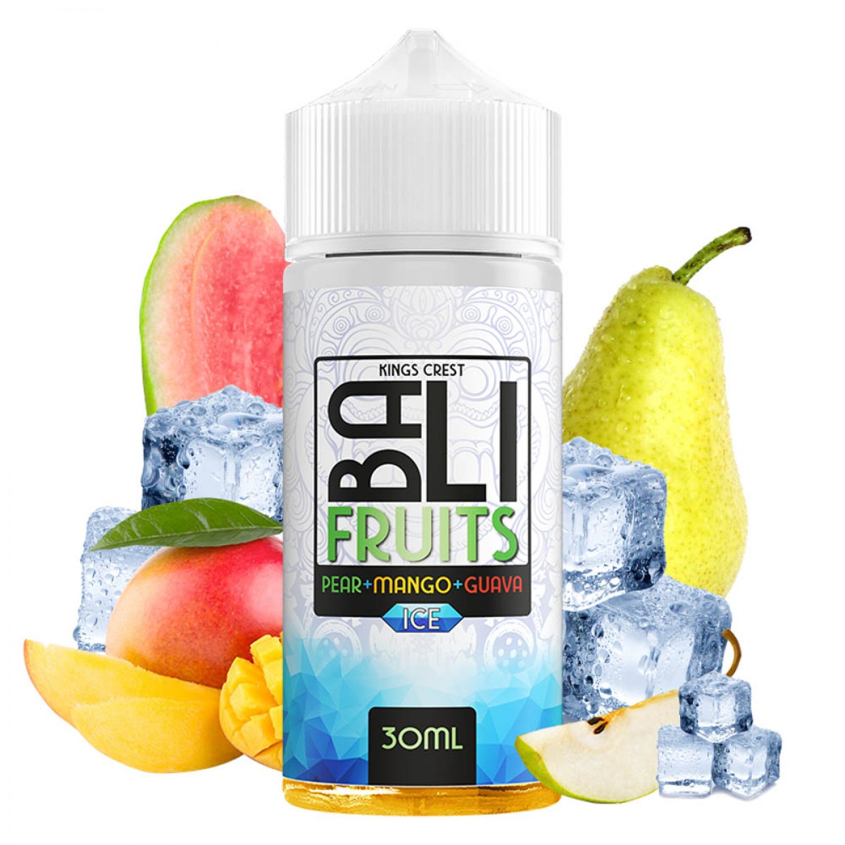 Kings Crest Bali Fruits Ice Pear Mango Guava 30ml/120ml Flavorshot